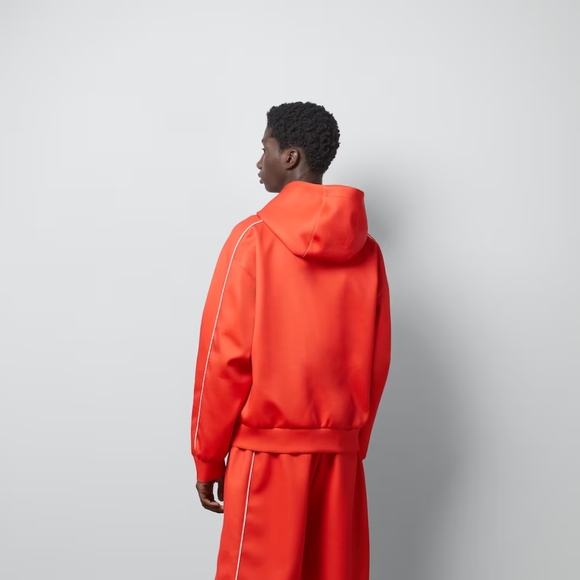 NWOT Men Gucci Neoprene Hooded Sweatshirt - Sold Out Size - Picture 5 of 5